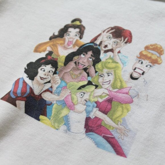 Onesie outfit Disney Princesses baby girl long sleeve 100% cotton white new - Picture 7 of 12